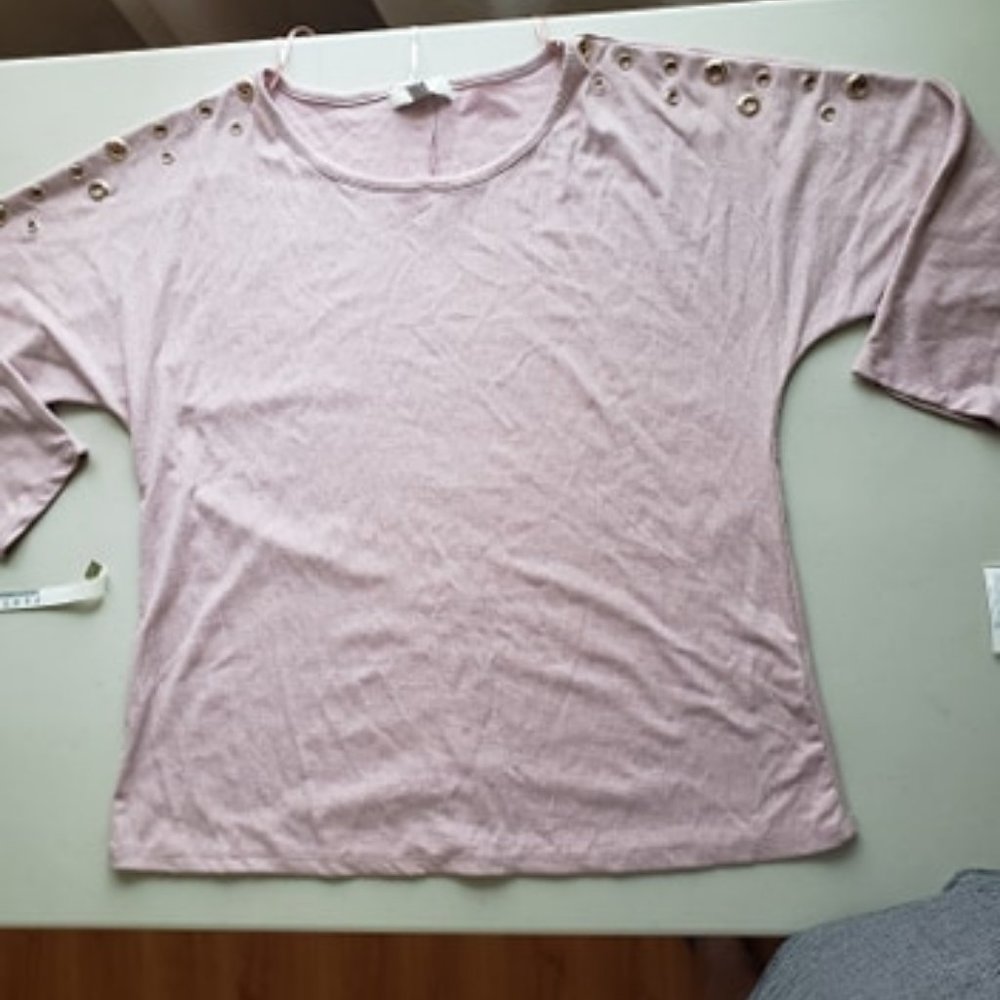 CAROLYN TAYLOR Long 3/4 Sleeve Top XL (NEW)